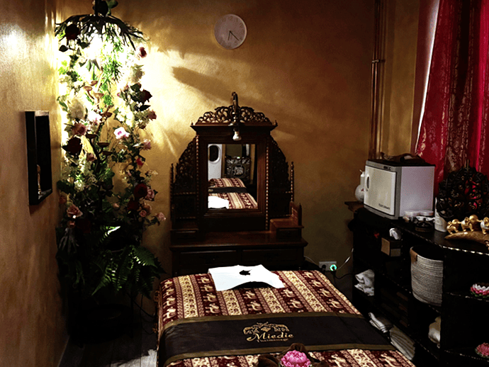 Massageraum bei Miedie Thaimassage