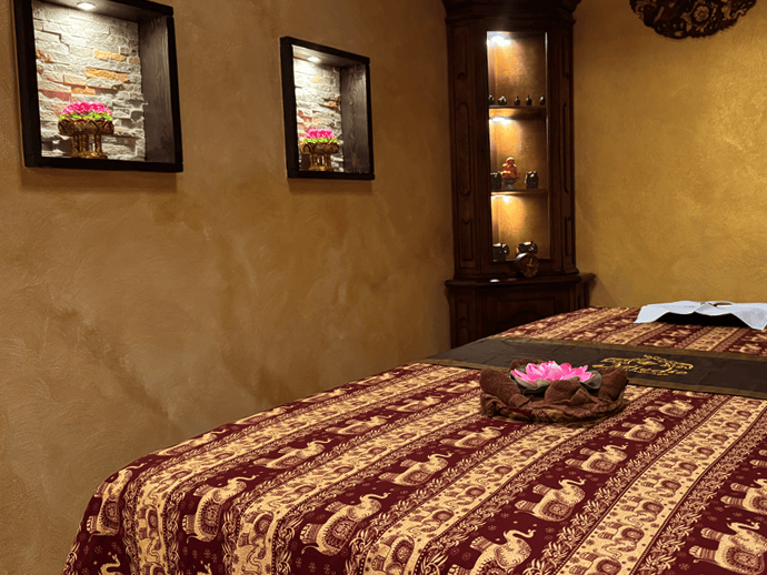Massageraum bei Miedie Thaimassage